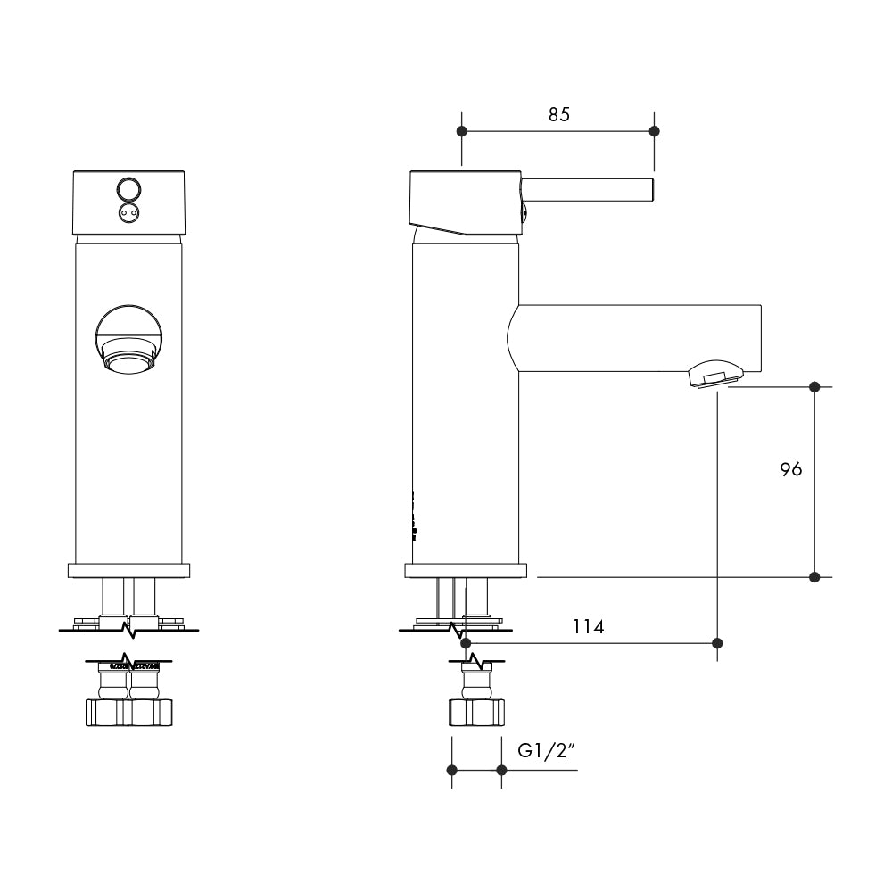 PINO FIXED BASIN MIXER