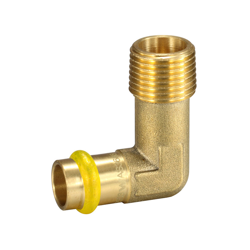 Gas Brass Elbow MI