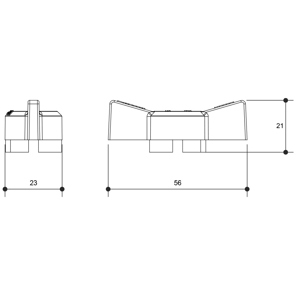 Butterfly Handle Yellow DN15 / DN20