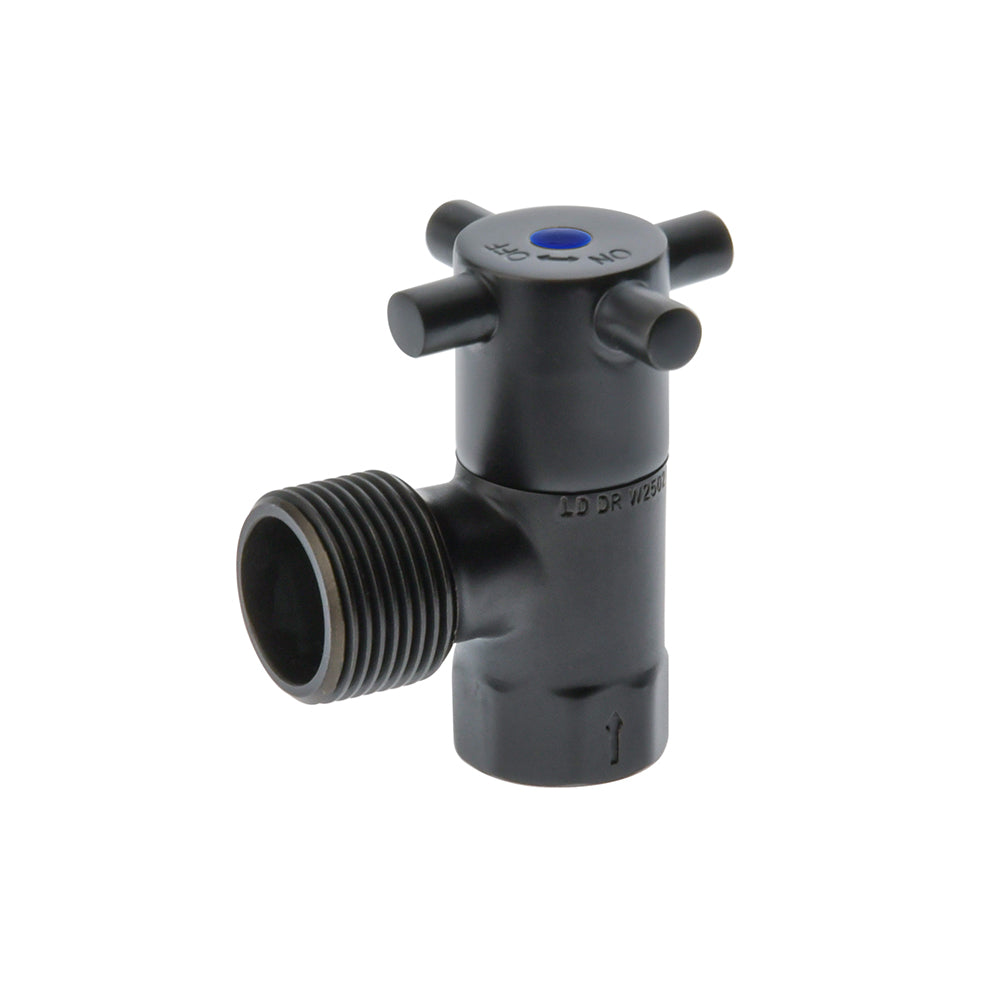 Right Angle Washing Machine Stop Valve 1/4 Turn Capstan