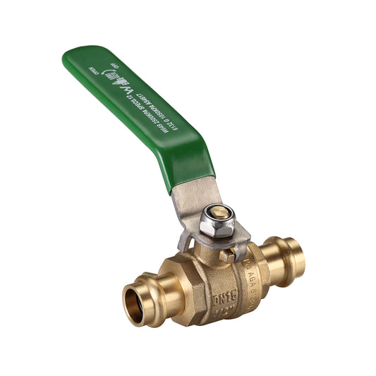 Copper Press Water Ball Valve CU x CU Lever Handle