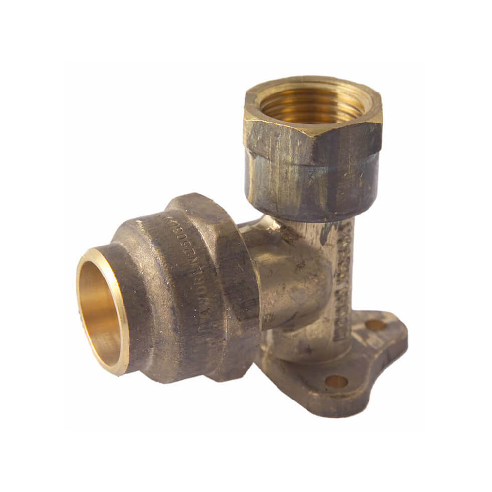 Flared Compression Elbow Lugged Brass 15Fl x 20C