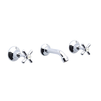 WHITEHALL CHROME PLATED BATH SET ANTI VANDAL WITH JUMPER VALVE