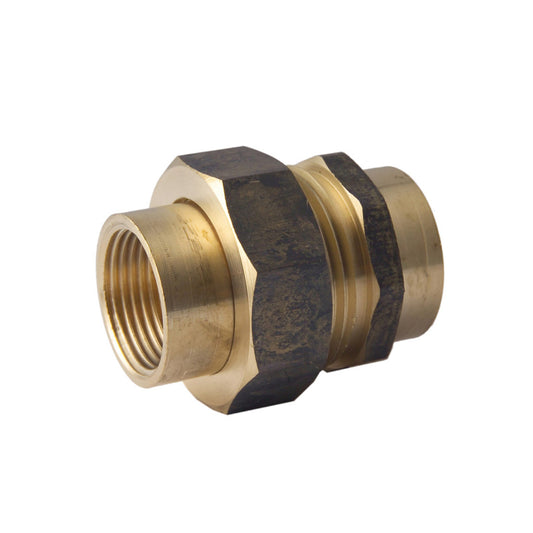 Brass Screwed Barrel Union FI x FI