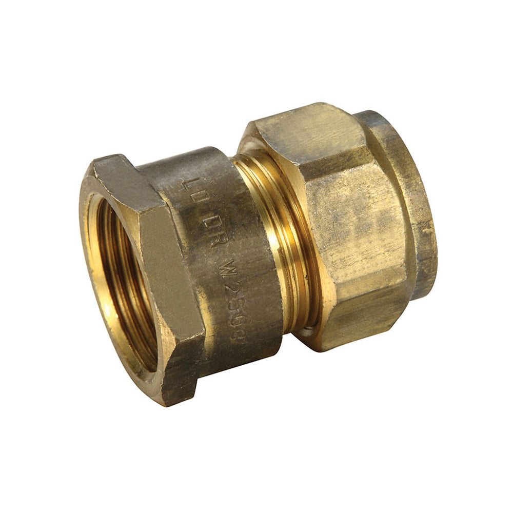 Compression Union Copper Olive Brass Fl x C