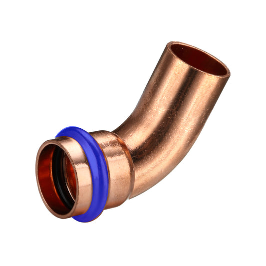 Water Copper Bend 45 M/F