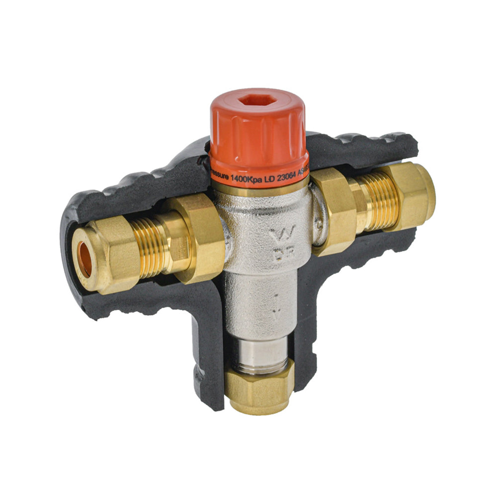 High Performance Tempering Valve 15mm Lead Free