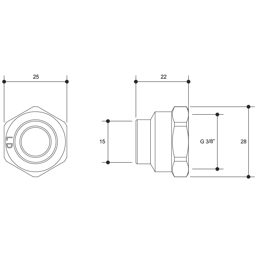 Flared Compression Nut