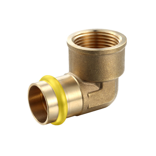 GAS BRASS ELBOW DN25 x 3/4Fl