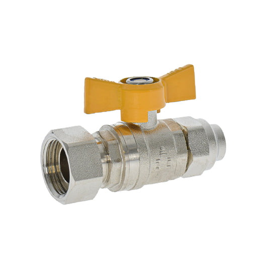 Ball Valve Swivel Nut Gas Approved 15FC X 20SN