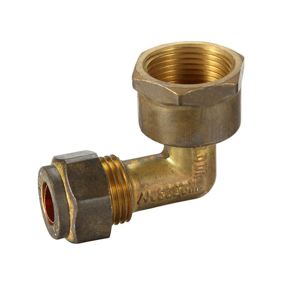 Copper Compression Elbow 20Fi x 15C Reducing
