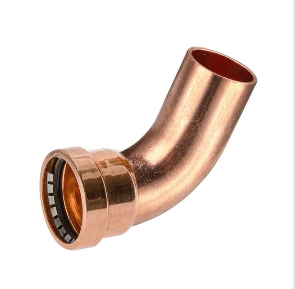 Water Copper Bend 45 M/F