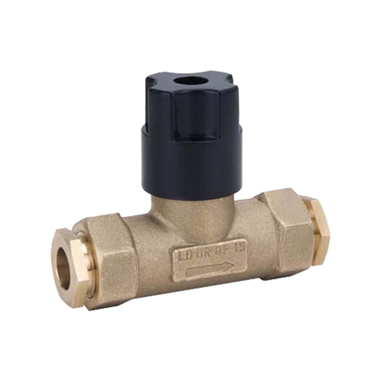 Isolation Non Return Valve Flared 15mm Lead Free